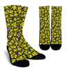 Pattern Print Radiation Unisex Crew Socks-grizzshop