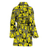 Pattern Print Radiation Women Long Robe-grizzshop