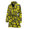 Pattern Print Radiation Women Long Robe-grizzshop