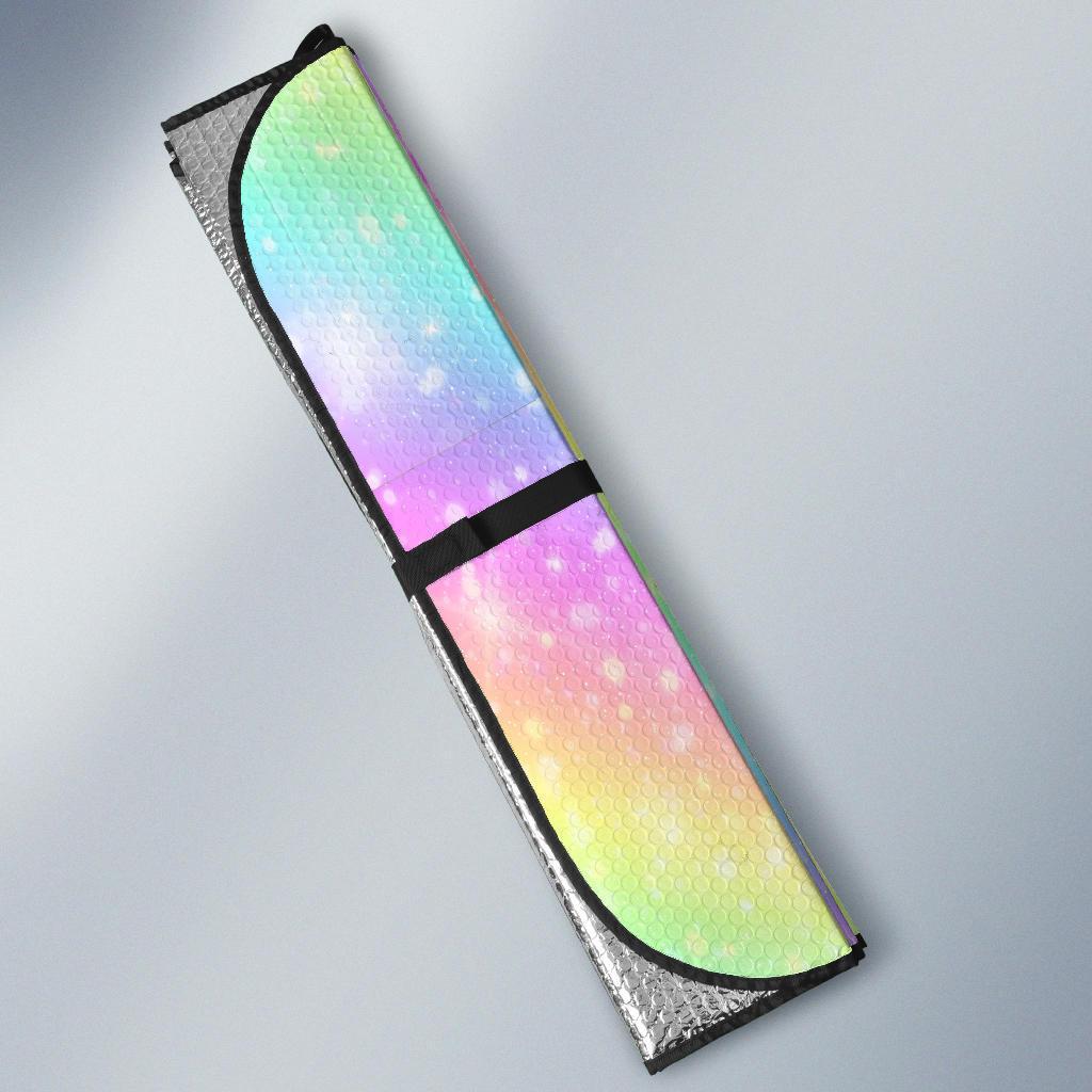 Pattern Print Rainbow Colorful Car Sun Shade-grizzshop