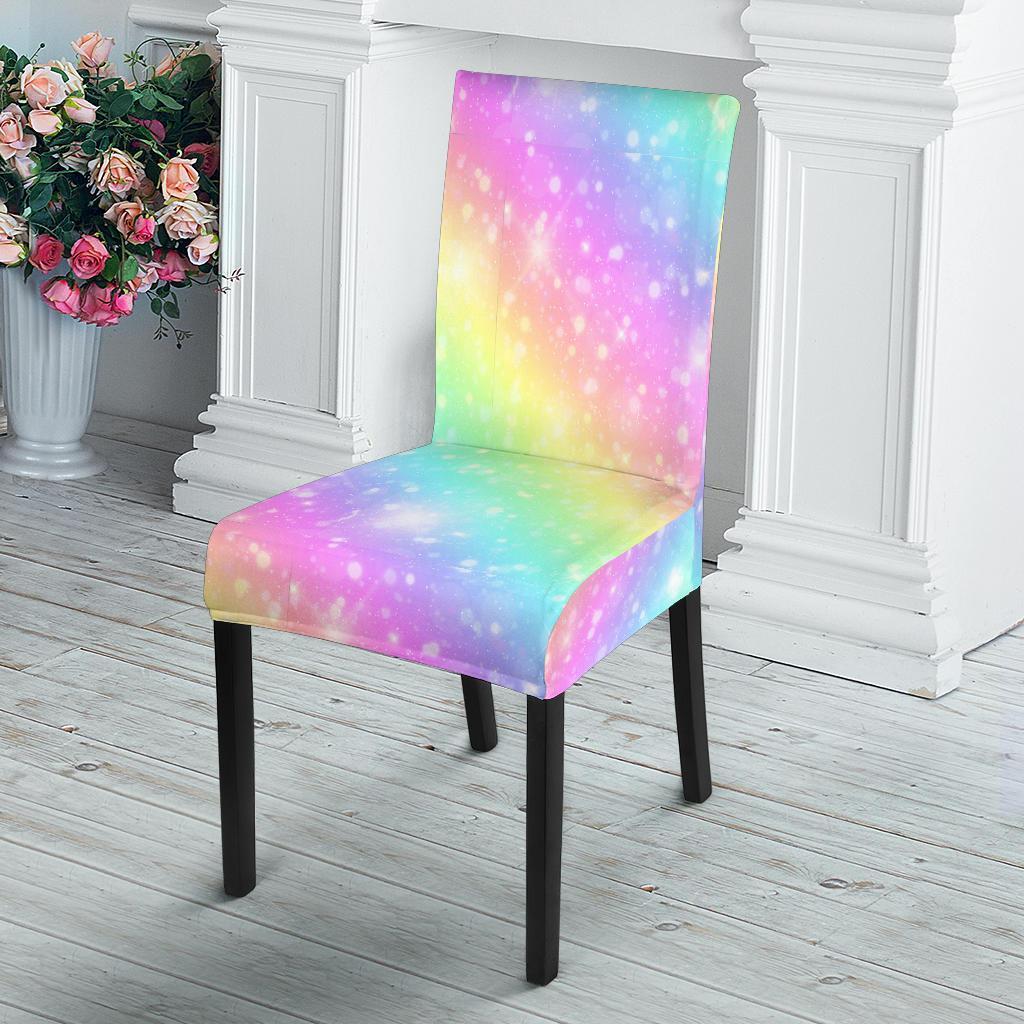 Pattern Print Rainbow Colorful Chair Cover-grizzshop