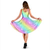 Pattern Print Rainbow Colorful Dress-grizzshop