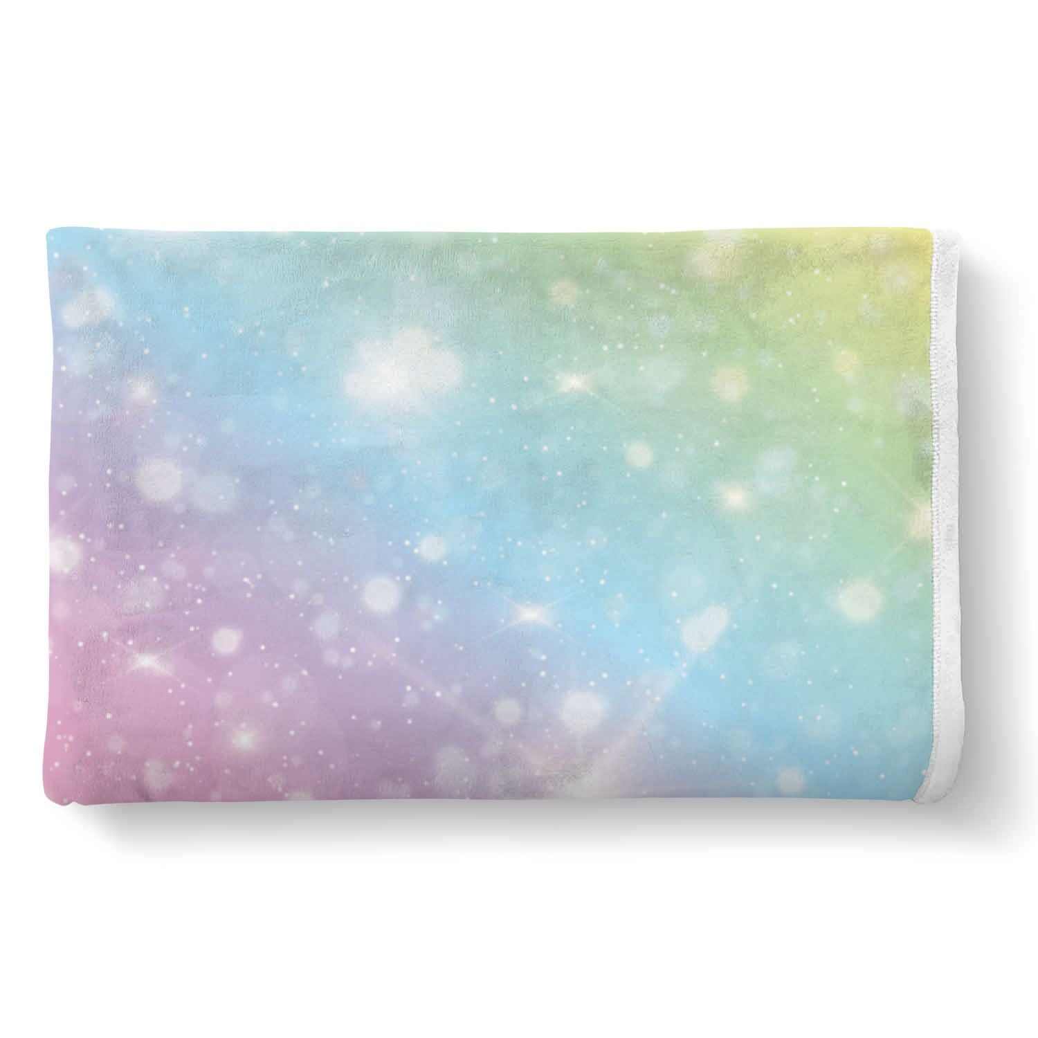 Pattern Print Rainbow Colorful Throw Blanket-grizzshop