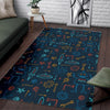 Pattern Print Robot Cyborg Floor Mat-grizzshop