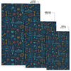 Pattern Print Robot Cyborg Floor Mat-grizzshop