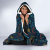 Pattern Print Robot Cyborg Hooded Blanket-grizzshop