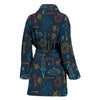 Pattern Print Robot Cyborg Pattern Print Women Long Robe-grizzshop