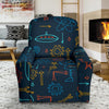 Pattern Print Robot Cyborg Recliner Cover-grizzshop