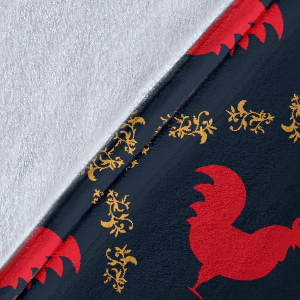 Pattern Print Rooster Blanket-grizzshop