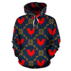 Pattern Print Rooster Men Women Pullover Hoodie-grizzshop