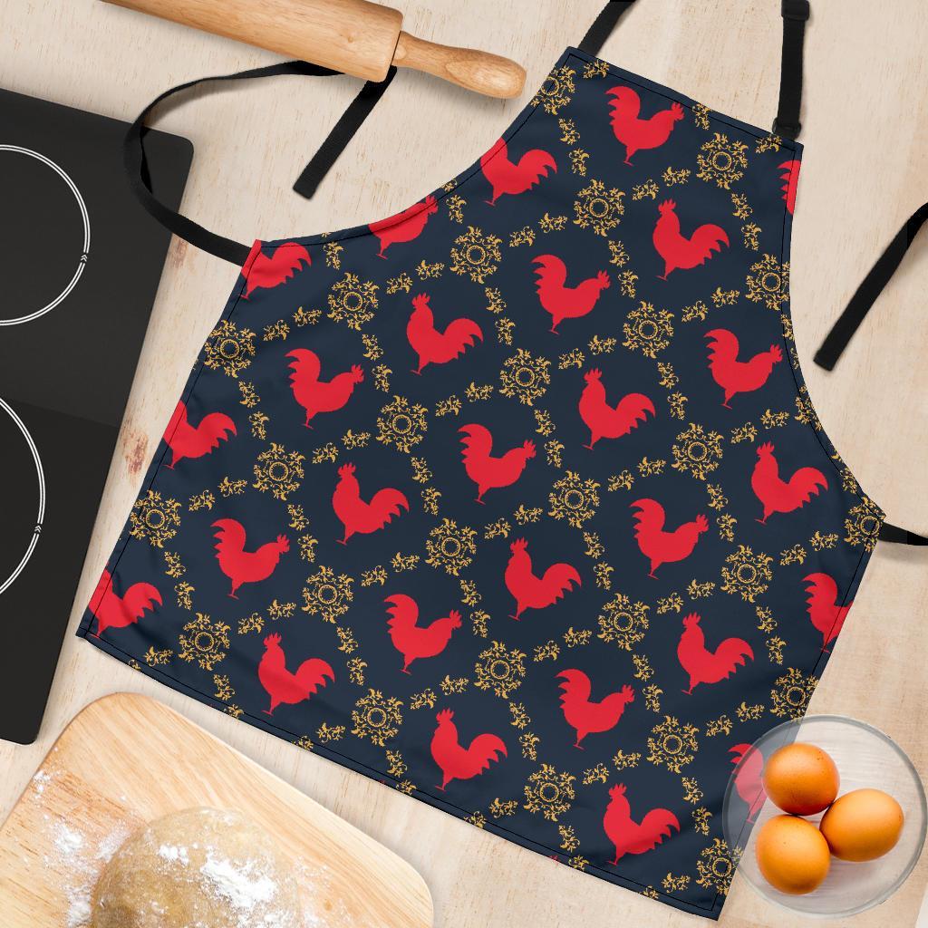 Pattern Print Rooster Women's Apron-grizzshop