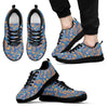 Pattern Print Seahorse Black Sneaker Shoes For Men Women-grizzshop