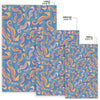 Pattern Print Seahorse Floor Mat-grizzshop