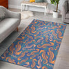 Pattern Print Seahorse Floor Mat-grizzshop