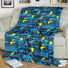 Pattern Print Shark Blanket-grizzshop