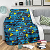 Pattern Print Shark Blanket-grizzshop