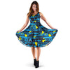 Pattern Print Shark Dress-grizzshop