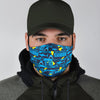 Pattern Print Shark Face Mask-grizzshop