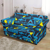 Pattern Print Shark Loveseat Cover-grizzshop