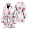 Pattern Print Sign Language Women Long Robe-grizzshop