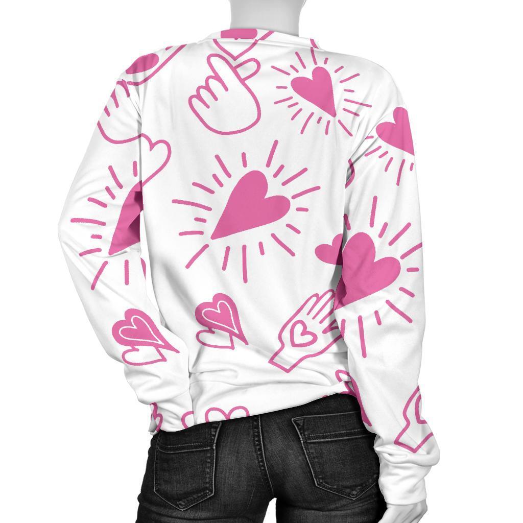 Pattern Print Sign Language Women's Sweatshirt-grizzshop