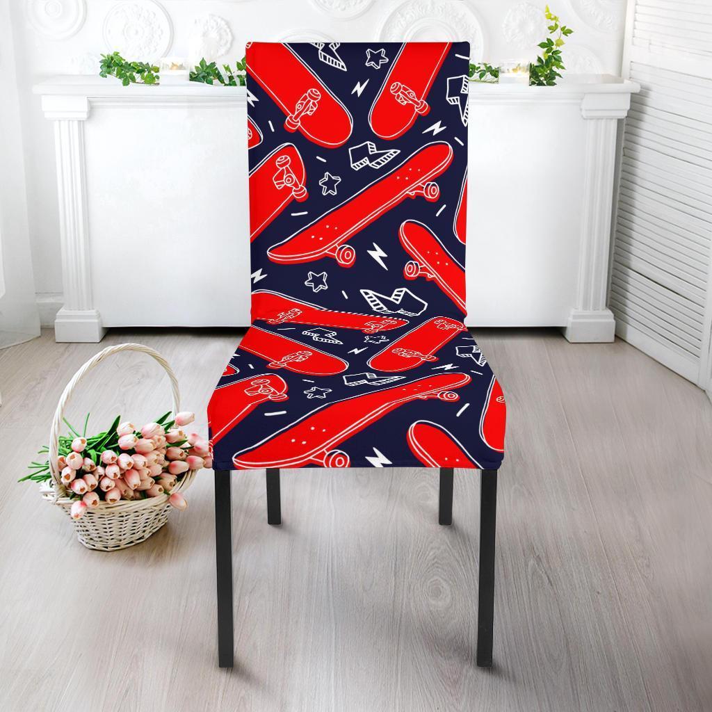 Pattern Print Skateboard Chair Cover-grizzshop