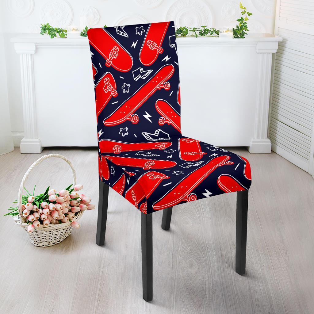 Pattern Print Skateboard Chair Cover-grizzshop