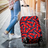 Pattern Print Skateboard Luggage Cover Protector-grizzshop