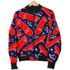 Pattern Print Skateboard Men's Bomber Jacket-grizzshop