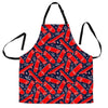 Pattern Print Skateboard Women's Apron-grizzshop