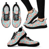 Pattern Print Sloth Black Sneaker Shoes For Men Women-grizzshop
