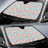 Pattern Print Sloth Car Sun Shade-grizzshop