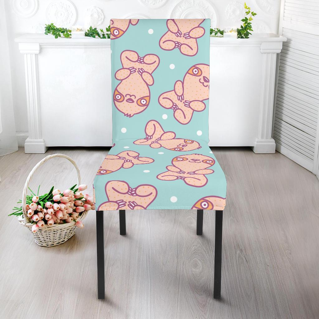 Pattern Print Sloth Chair Cover-grizzshop