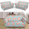 Pattern Print Sloth Loveseat Cover-grizzshop