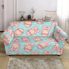 Pattern Print Sloth Loveseat Cover-grizzshop