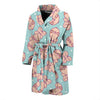 Pattern Print Sloth Men Long Robe-grizzshop