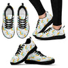 Pattern Print Snail Black Sneaker Shoes For Men Women-grizzshop