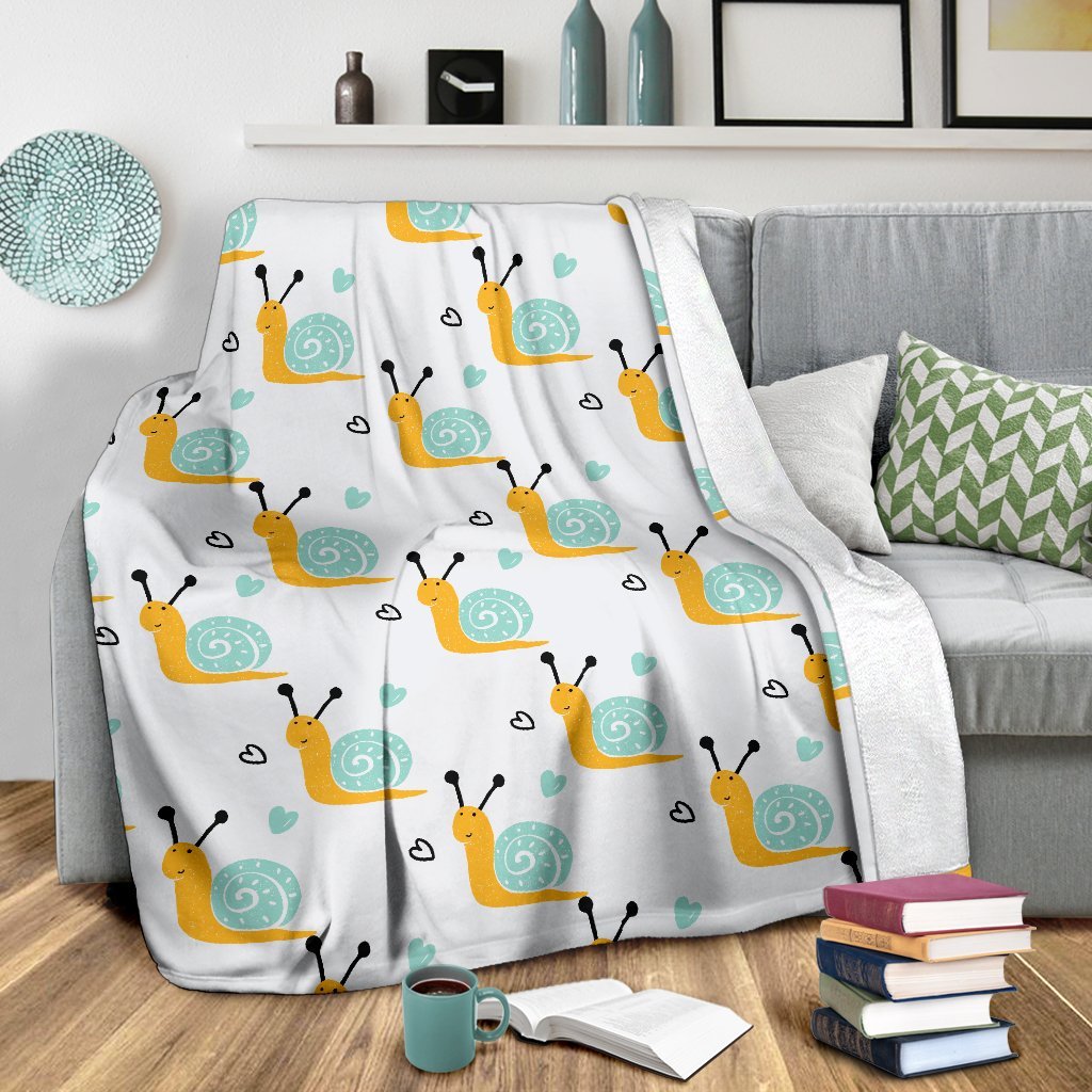 Pattern Print Snail Blanket-grizzshop