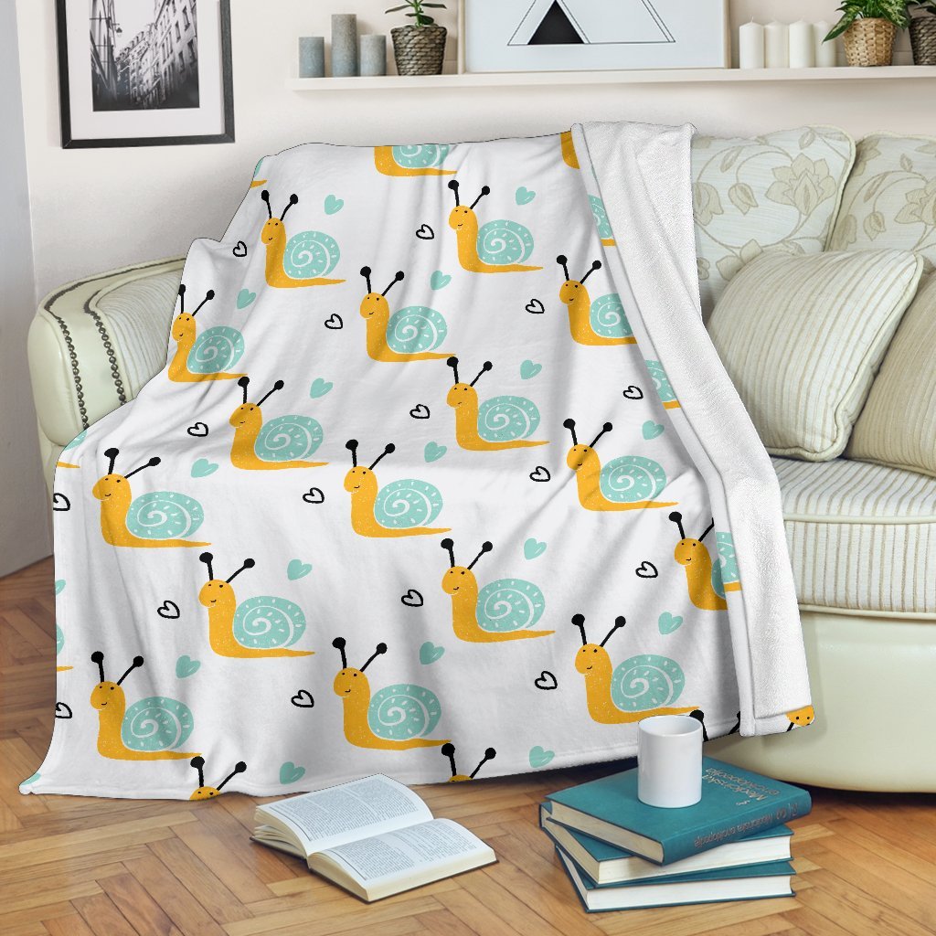 Pattern Print Snail Blanket-grizzshop