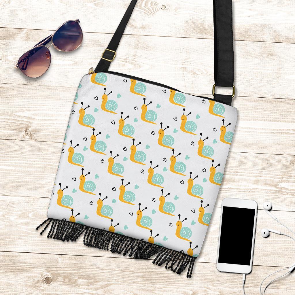 Pattern Print Snail Crossbody Bags-grizzshop