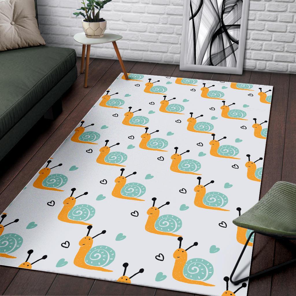 Pattern Print Snail Floor Mat-grizzshop