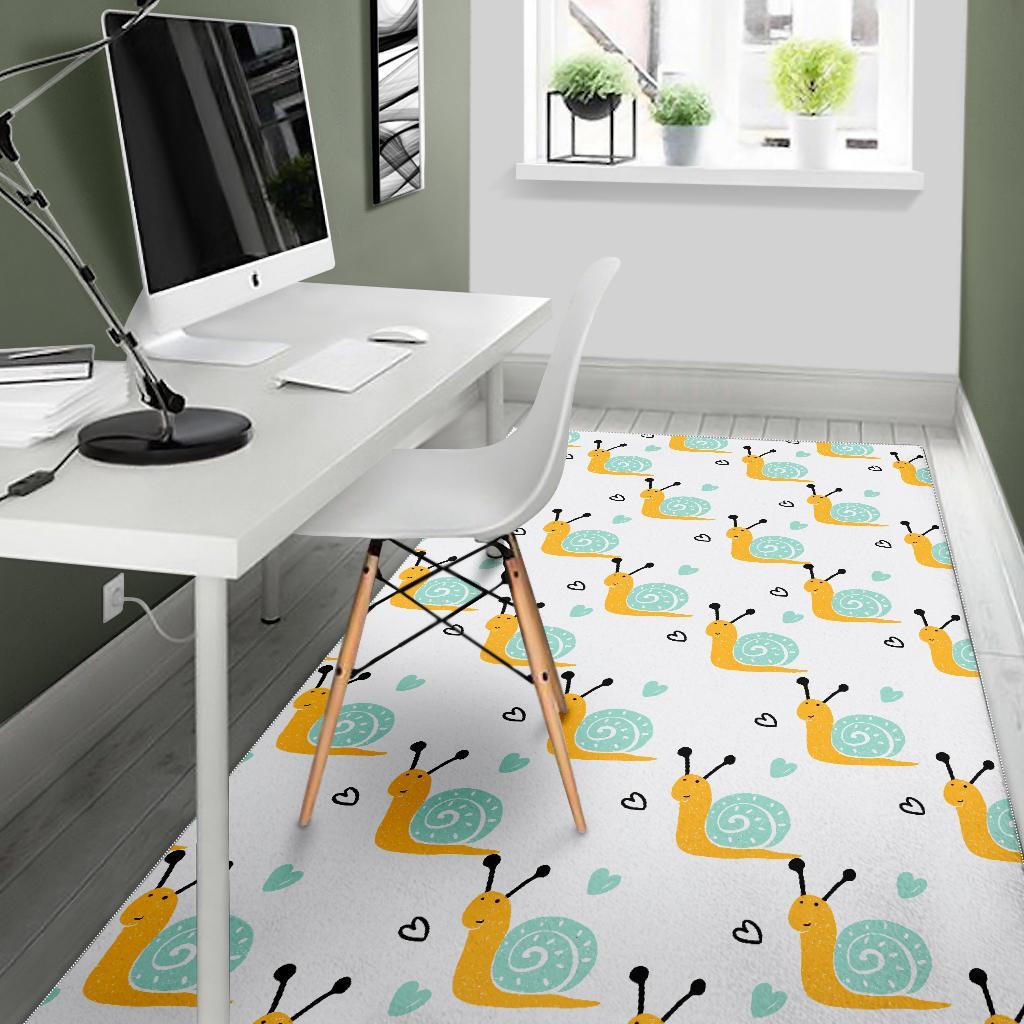 Pattern Print Snail Floor Mat-grizzshop