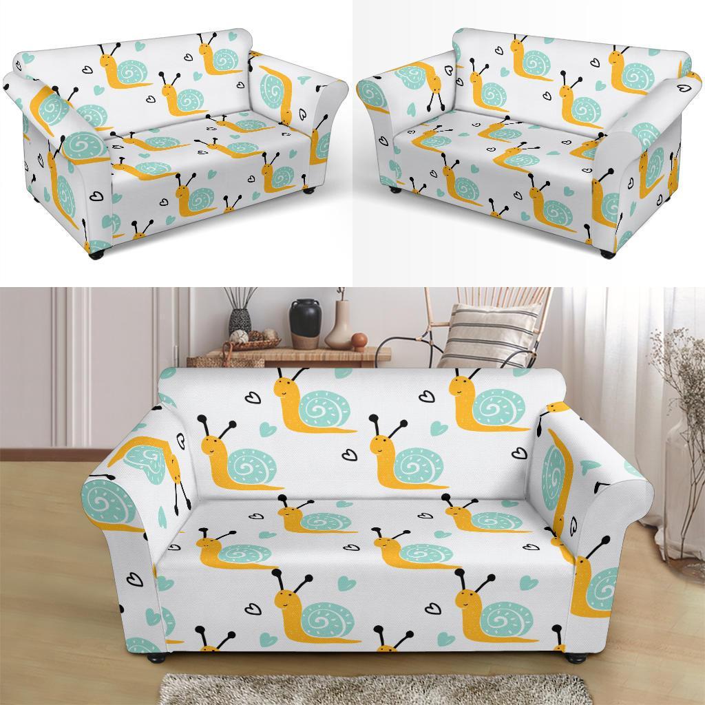 Pattern Print Snail Loveseat Cover-grizzshop