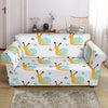 Pattern Print Snail Loveseat Cover-grizzshop