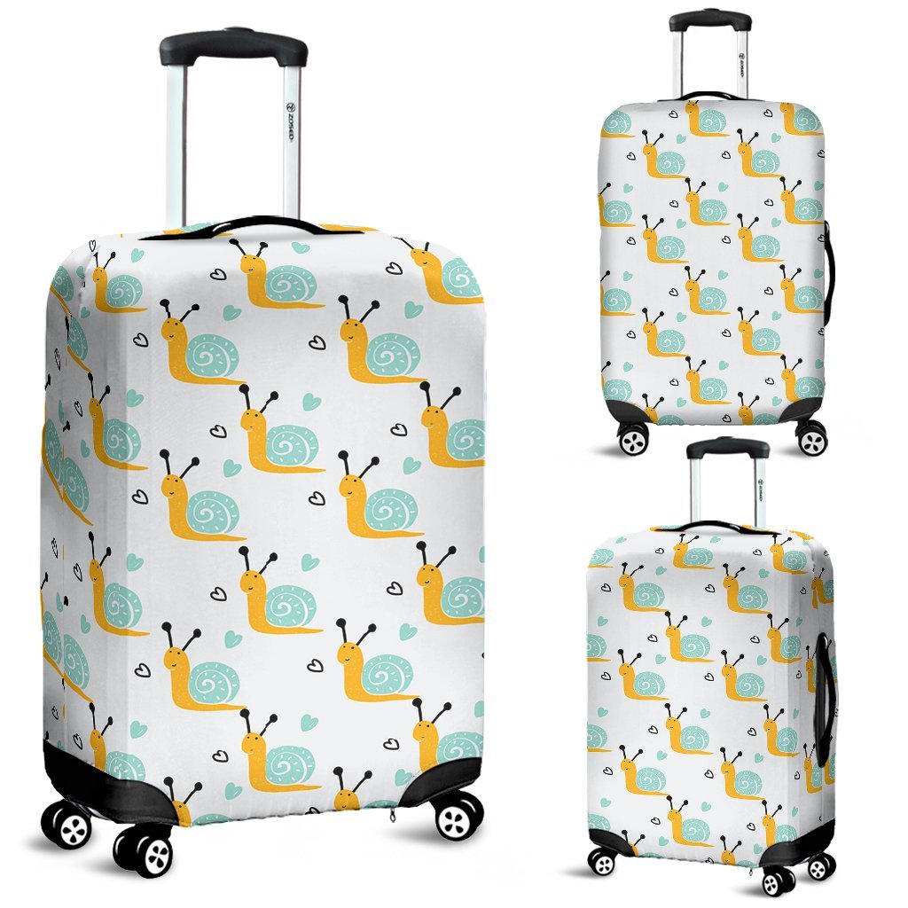 Pattern Print Snail Luggage Cover Protector-grizzshop