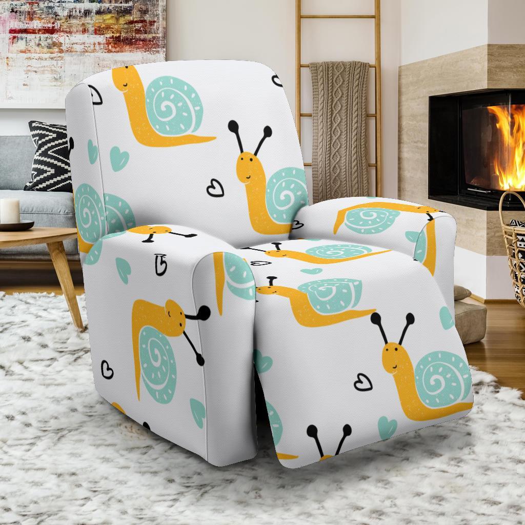 Pattern Print Snail Recliner Cover-grizzshop