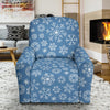 Pattern Print Snowflake Recliner Cover-grizzshop