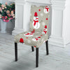 Pattern Print Snowflake Snowman Chair Cover-grizzshop