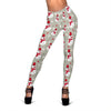 Pattern Print Snowflake Snowman Print Pattern Women Leggings-grizzshop