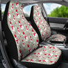 Pattern Print Snowflake Snowman Universal Fit Car Seat Cover-grizzshop